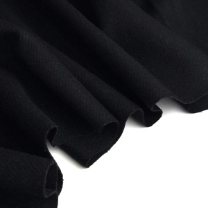 Ткань костюмно-пальтовая цвет черный