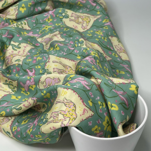 Вискозный шелк "Зоопарк"