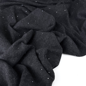 Трикотаж Пайетка серый