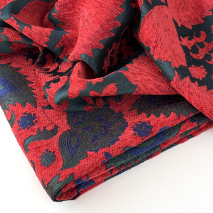 Жаккард "Винтаж" красный