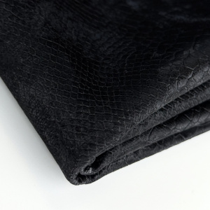 Эко-кожа "Питон" черная