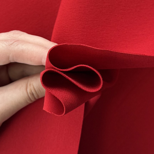 картинка Трикотаж-джерси КРАСНЫЙ 380 г\м2 от интернет магазина