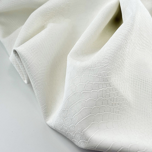 картинка Эко-кожа "Питон" белая от интернет магазина