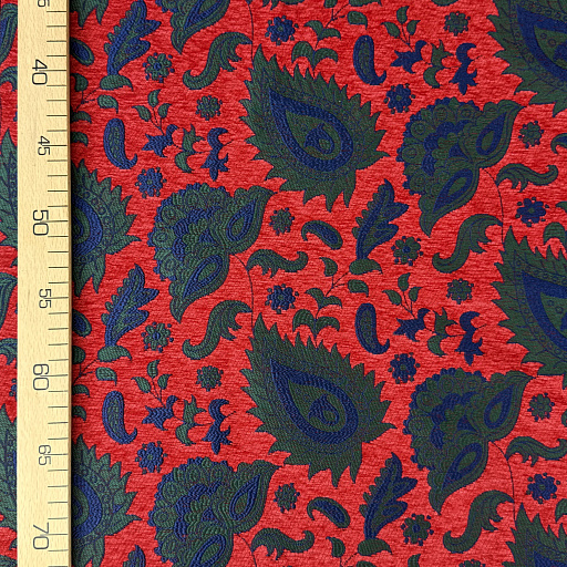 картинка Жаккард "Винтаж" красный от интернет магазина