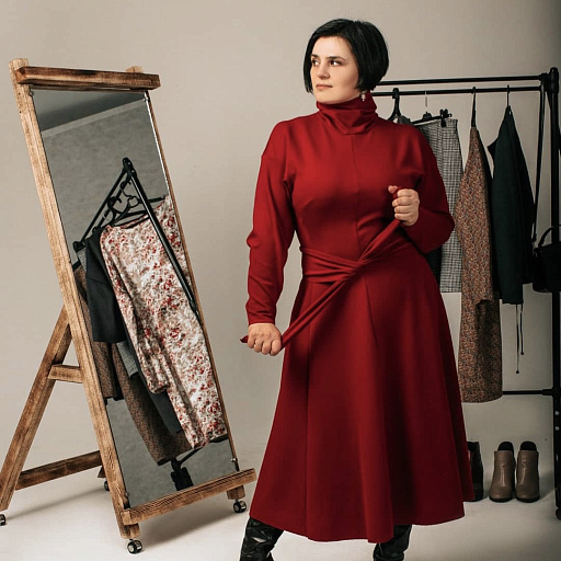 картинка Трикотаж-джерси КРАСНЫЙ 380 г\м2 от интернет магазина