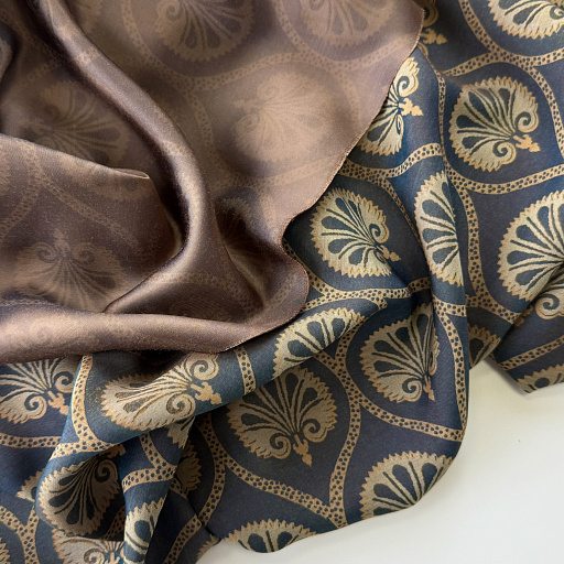 картинка Вискозный шелк хамелеон «Инжир» от интернет магазина