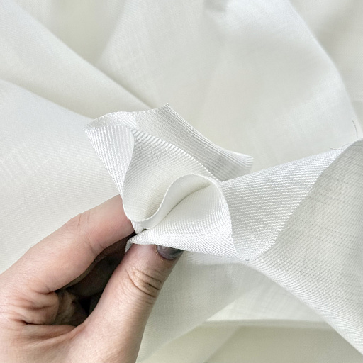 картинка Ткань плательная "Тенсел-лен" цвет айвори от интернет магазина