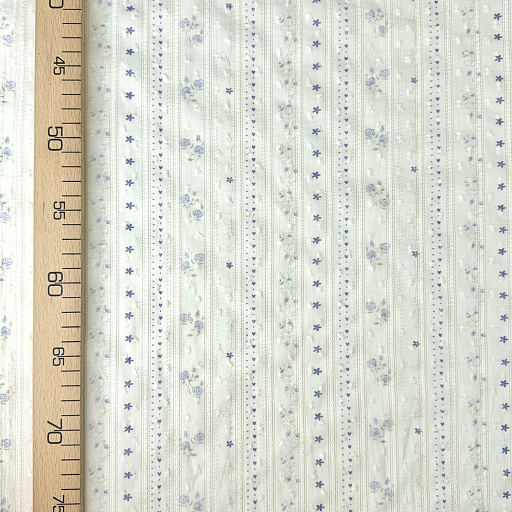 картинка Хлопок "Прованс" голубые цветочки от интернет магазина