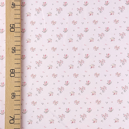 картинка Ткань плательная "Розочки" розовые от интернет магазина