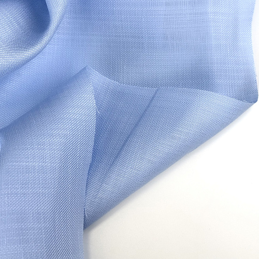 картинка Ткань плательная "Тенсел-лен" цвет голубой от интернет магазина
