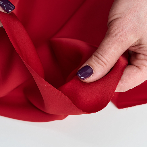 картинка Эко-шелк цвет красный от интернет магазина