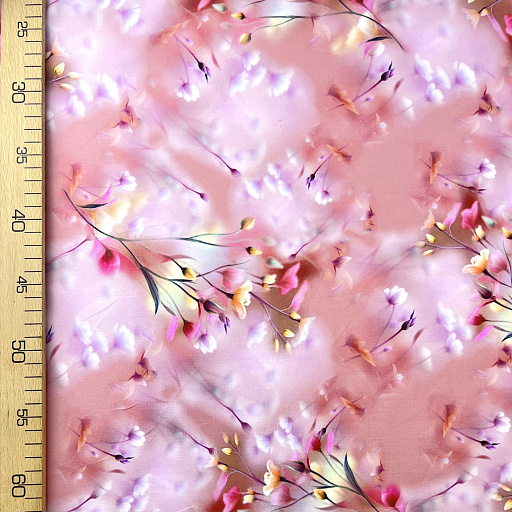 картинка Ткань плательная "Пробуждение" роз от интернет магазина