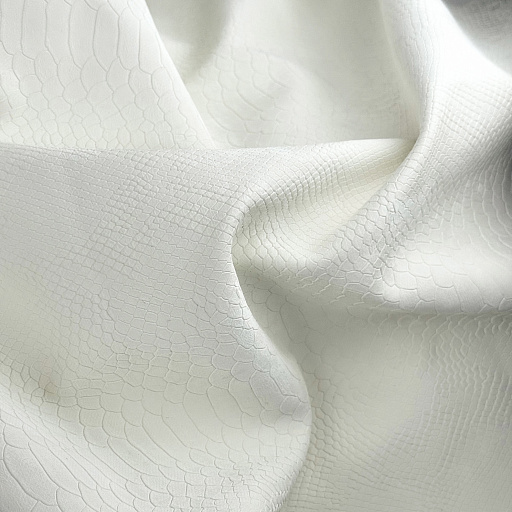 картинка Эко-кожа "Питон" белая от интернет магазина