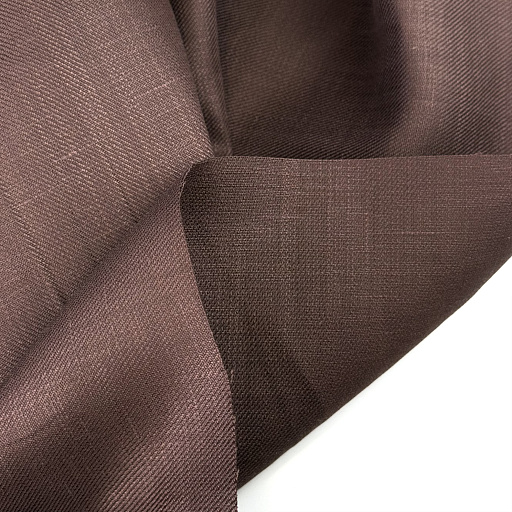 картинка Ткань плательная "Тенсел-лен" цвет коричневый от интернет магазина