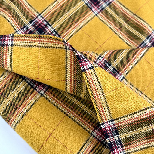 картинка Клетка фуле "Ранчо" желтая от интернет магазина