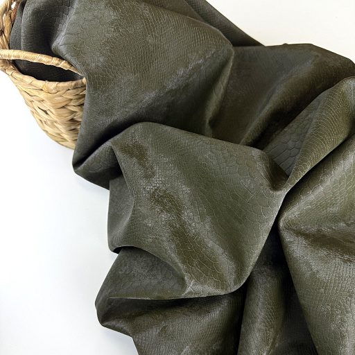 картинка Эко-кожа "Питон" хаки от интернет магазина