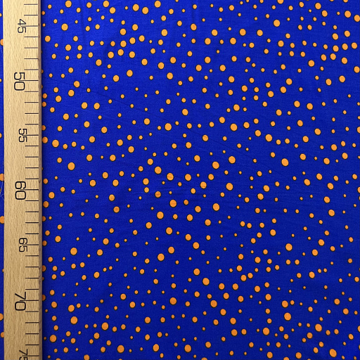 картинка Ткань плательная "Конопушки" син от интернет магазина