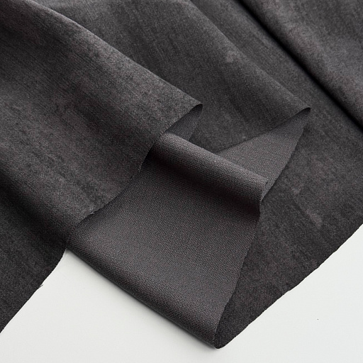 картинка Ткань плательно-костюмная «Крафт» цвет графит от интернет магазина