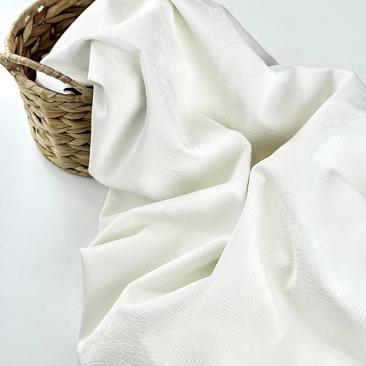 картинка Эко-кожа "Питон" белая от интернет магазина