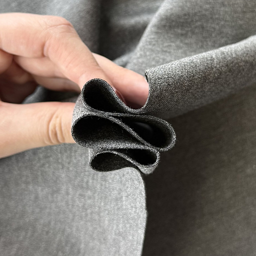 картинка Трикотаж-джерси серый меланж 380 г\м2 от интернет магазина