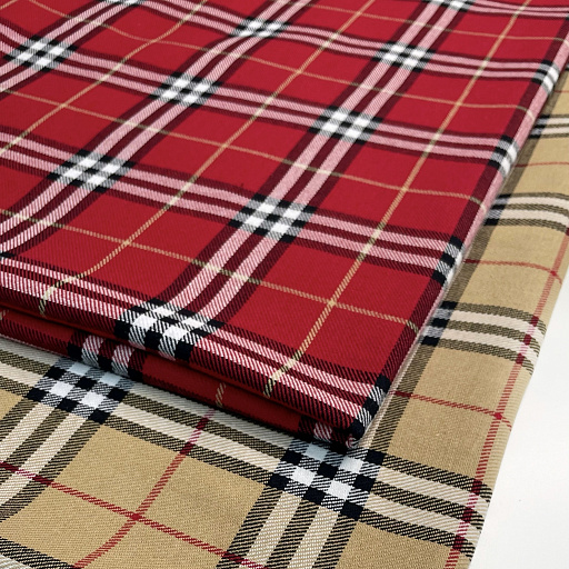 картинка Клетка фуле красная от интернет магазина