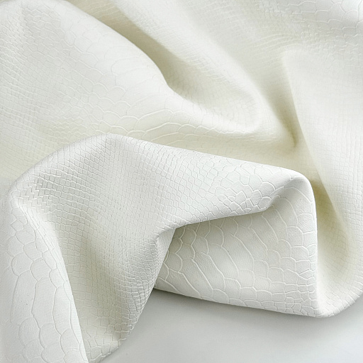 картинка Эко-кожа "Питон" белая от интернет магазина