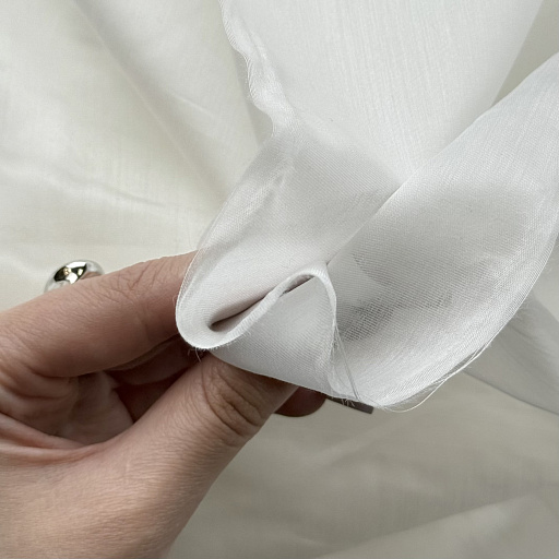 картинка Шифон однотонный белый от интернет магазина