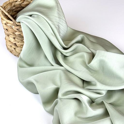картинка Шелк вискозный цвет фисташка от интернет магазина