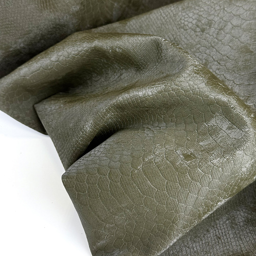 картинка Эко-кожа "Питон" хаки от интернет магазина