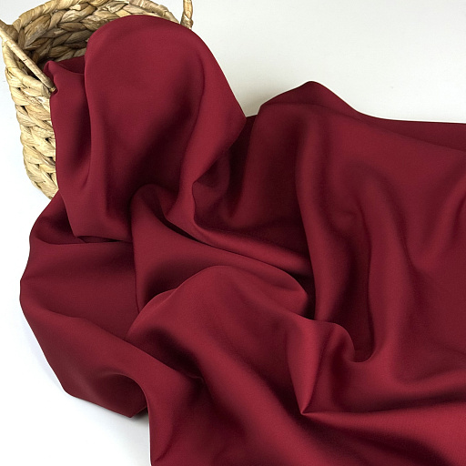 картинка Шелк вискозный цвет бордо от интернет магазина