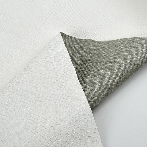 картинка Эко-кожа "Питон" белая от интернет магазина