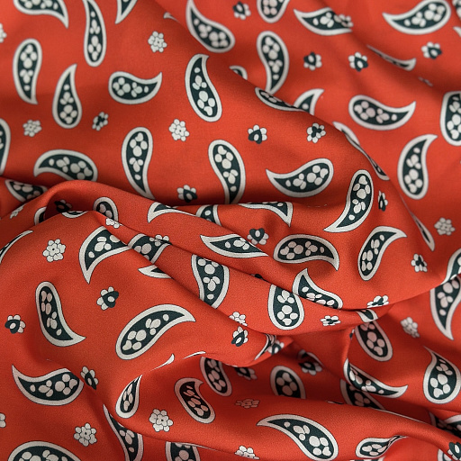 картинка Вискозный шелк "Виста" оранж от интернет магазина