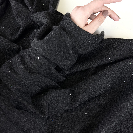 картинка Трикотаж Пайетка серый от интернет магазина