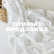 Кружево белое (теплый подтон)